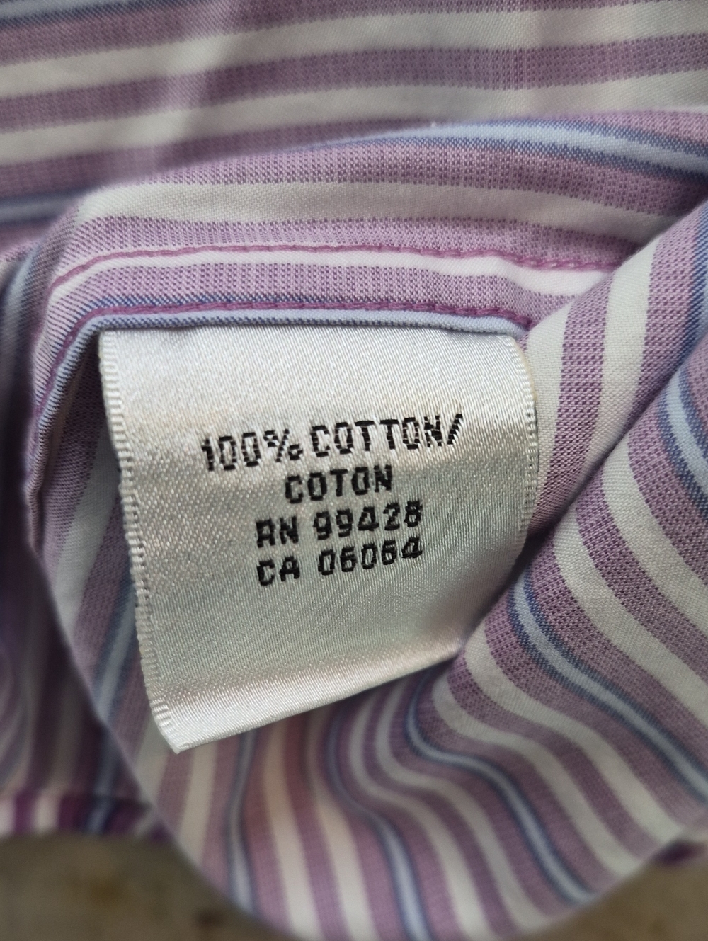 Bugatchi Uomo Classic Fit Multicolored Striped Button Front Shirt - Picture 4 of 7